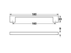 Hafele HAN Mobilya Kulpu 160mm