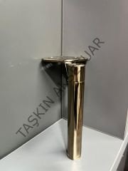 Slide Sng Metal Ayak 14-20-25cm Bronz Uzun Tapa Kısa Pabuç Modern Mobilya Ayağı Koltuk Dolap Komidin Tv Ünite Şifonyer Kitaplık Puf