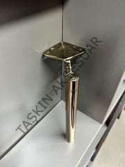 Slide Sng Metal Ayak 14-20-25cm Bronz Uzun Tapa Kısa Pabuç Modern Mobilya Ayağı Koltuk Dolap Komidin Tv Ünite Şifonyer Kitaplık Puf