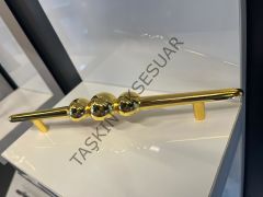 Galaxy Metal Kulp 128mm Altın Dolap Kapak Çekmece Komidin Tv Ünite Modern Mobilya Kulbu Gold Şifonyer