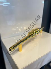 Galaxy Metal Kulp 128mm Altın Dolap Kapak Çekmece Komidin Tv Ünite Modern Mobilya Kulbu Gold Şifonyer