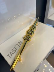 Galaxy Metal Kulp 128mm Altın Dolap Kapak Çekmece Komidin Tv Ünite Modern Mobilya Kulbu Gold Şifonyer