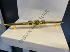 Galaxy Metal Kulp 128mm Altın Dolap Kapak Çekmece Komidin Tv Ünite Modern Mobilya Kulbu Gold Şifonyer