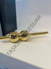 Petra İkili Düz Metal Kulp 32mm Altın Dolap Kapak Çekmece Komidin Tv Ünite Modern Gold Mobilya Kulbu