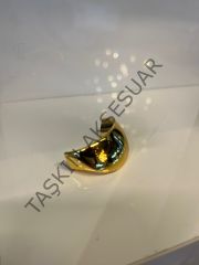 Ay Metal Kulp 32mm Altın Dolap Kapak Çekmece Komidin Tv Ünite Modern Gold Mobilya Kulbu
