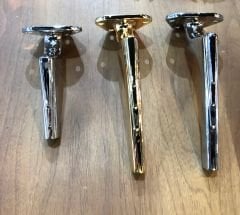 ﻿﻿Palma Metal Ayak 14-17-20-25cm Modern Gold Gümüş Mobilya Ayağı Altın Krom