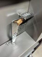Milano Metal Ayak Krom 15-20-27,5cm Modern Mobilya Ayağı Dolap Koltuk Tv Ünite Komidin Şifonyer Puf Sehpa