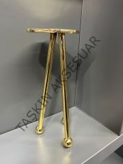 Biga Metal Ayak Altın 16-20-25cm Modern Mobilya Ayağı Dolap Koltuk Tv Ünite Komidin Şifonyer Puf Gold