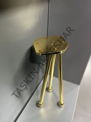 Biga Metal Ayak Altın 16-20-25cm Modern Mobilya Ayağı Dolap Koltuk Tv Ünite Komidin Şifonyer Puf Gold