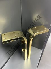 Manyas Metal Ayak Altın+Siyah 16-20cm Modern Mobilya Ayağı Dolap Koltuk Tv Ünite Komidin Şifonyer Puf Gold