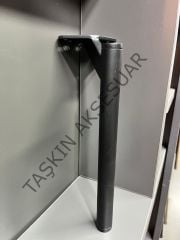 Slide Sng Metal Ayak 14-20-25cm Mat Siyah Kısa Tapa Kısa Pabuç Modern Mobilya Ayağı Koltuk Dolap Komidin Tv Ünite Şifonyer Kitaplık Puf