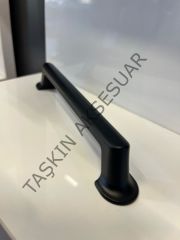 Lagos Metal Kulp 128-160mm Mat SiyahDolap Kapak Çekmece Komidin Tv Ünite Modern Mobilya Kulbu Şifonyer