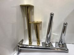 ﻿﻿BoneX Metal Ayak 15-20-25cm Modern Gold Gümüş Mobilya Ayağı Altın Krom Mat Siyah