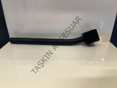 Lorenzo Düğme Metal Kulp 96mm Mat Siyah Modern Mobilya Kulbu Dolap Çekmece Kapak Tv Ünite Komidin Şifonyer