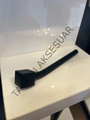 Lorenzo Düğme Metal Kulp 96mm Mat Siyah Modern Mobilya Kulbu Dolap Çekmece Kapak Tv Ünite Komidin Şifonyer