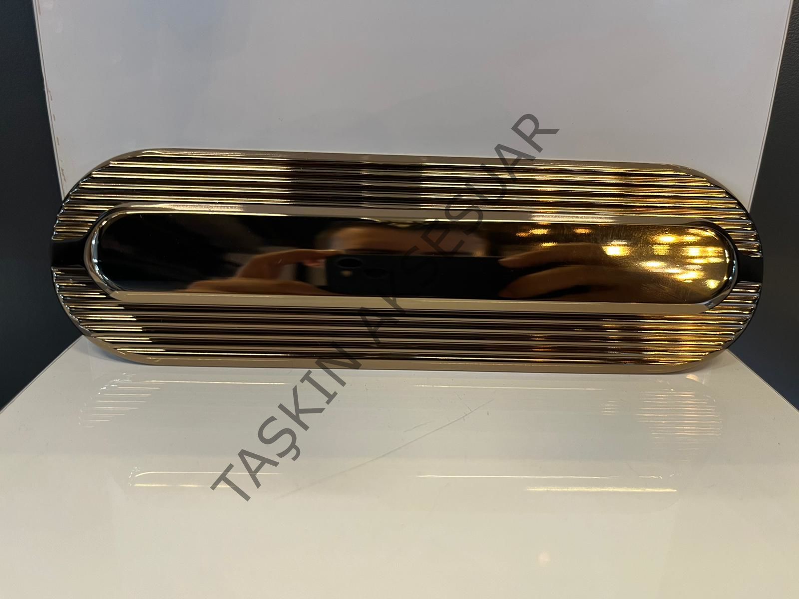 Mini H Line Alfa Metal Kulp 96mm Bronz Modern Mobilya Kulbu Dolap Çekmece Kapak Tv Ünite Komidin Şifonyer