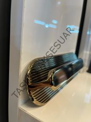Mini H Line Alfa Metal Kulp 96mm Bronz Modern Mobilya Kulbu Dolap Çekmece Kapak Tv Ünite Komidin Şifonyer