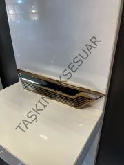 Mini L Line Gama Metal Kulp 96mm Bronz Modern Mobilya Kulbu Dolap Çekmece Kapak Tv Ünite Komidin Şifonyer