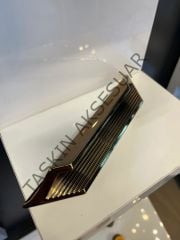 Mini L Line Gama Metal Kulp 96mm Bronz Modern Mobilya Kulbu Dolap Çekmece Kapak Tv Ünite Komidin Şifonyer