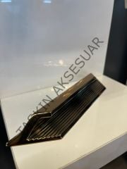 Mini L Line Gama Metal Kulp 96mm Bronz Modern Mobilya Kulbu Dolap Çekmece Kapak Tv Ünite Komidin Şifonyer