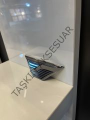 Mini L Line Gama Metal Kulp 32mm Füme Modern Mobilya Kulbu Dolap Çekmece Kapak Tv Ünite Komidin Şifonyer