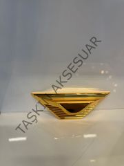 Mini L Line Gama Metal Kulp 32mm Altın Modern Mobilya Kulbu Dolap Çekmece Kapak Tv Ünite Komidin Şifonyer Gold