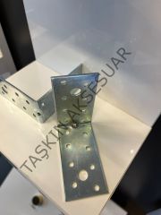 Metal L Gönye 40x80x80mm 18 Delikli 33no Köşebent Bağlantı Aparatı Demiri Mobilya Dolap