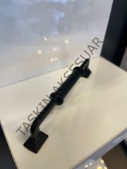 Piramit Metal Kulp 128-160-192mm Mat Siyah Modern Mobilya Kulbu Dolap Çekmece Kapak Tv Ünite Komidin Şifonyer