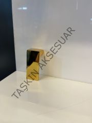 L Süs Metal Kulp 16mm Altın Dolap Kapak Çekmece Tv Ünite Komidin Şifonyer Modern Altın Mobilya Kulbu