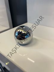 Top Misket Küre Metal Düğme Kulp Krom Dolap Kapak Modern Çekmece Tv Ünite Mobilya Gümüş Komidin Tek Delik