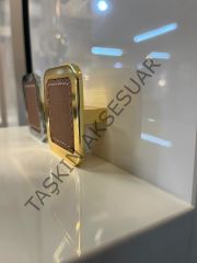 Fuga Derili Metal Kulp 32mm Krom Altın Modern Mobilya Kulbu Dolap Çekmece Kapak Tv Ünite Komidin Şifonyer