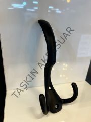 Deniz Metal Askılık Büyük Portmanto Askısı Mat Siyah Dolap Modern Mobilya Vestiyer Askı