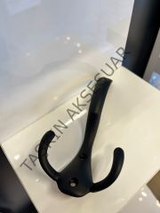 Deniz Metal Askılık Büyük Portmanto Askısı Mat Siyah Dolap Modern Mobilya Vestiyer Askı