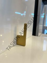 Nevada Metal Kulp 16mm Mat Altın Dolap Kapak Çekmece Tv Ünite Komidin Şifonyer Modern Gold Mobilya Kulbu