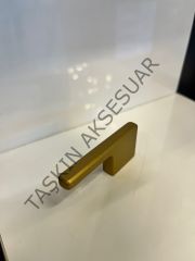 Nevada Metal Kulp 16mm Mat Altın Dolap Kapak Çekmece Tv Ünite Komidin Şifonyer Modern Gold Mobilya Kulbu