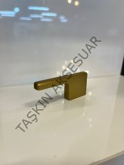 Nevada Metal Kulp 16mm Mat Altın Dolap Kapak Çekmece Tv Ünite Komidin Şifonyer Modern Gold Mobilya Kulbu