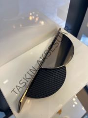 Prag Metal Kulp 64mm Bronz+Mat Siyah Dolap Kapak Çekmece Komidin Tv Ünite Modern Mobilya Kulbu Vestiyer