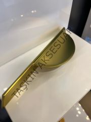 Prag Metal Kulp 64mm Mat Altın Dolap Kapak Çekmece Komidin Tv Ünite Modern Gold Mobilya Kulbu