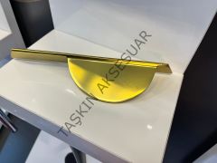 Prag Metal Kulp 64mm Mat Altın Dolap Kapak Çekmece Komidin Tv Ünite Modern Gold Mobilya Kulbu