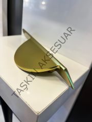 Prag Metal Kulp 64mm Mat Altın Dolap Kapak Çekmece Komidin Tv Ünite Modern Gold Mobilya Kulbu
