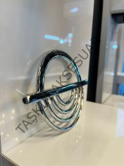 Tam Lila Metal Kulp 96mm Krom Dolap Kapak Çekmece Komidin Tv Ünite Modern Mobilya Kulbu