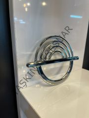Tam Lila Metal Kulp 96mm Krom Dolap Kapak Çekmece Komidin Tv Ünite Modern Mobilya Kulbu
