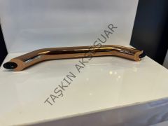 Tower Metal Kulp 160mm Rose+Mat Siyah Dolap Kapak Çekmece Komidin Tv Ünite Modern Mobilya Kulbu Vestiyer