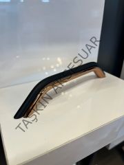 Tower Metal Kulp 160mm Rose+Mat Siyah Dolap Kapak Çekmece Komidin Tv Ünite Modern Mobilya Kulbu Vestiyer