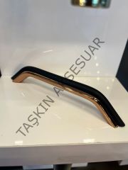 Tower Metal Kulp 160mm Rose+Mat Siyah Dolap Kapak Çekmece Komidin Tv Ünite Modern Mobilya Kulbu Vestiyer