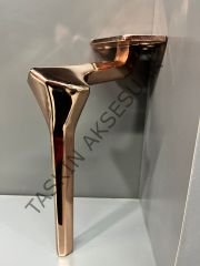 Elmas Metal Ayak 16-20cm Rose Modern Mobilya Ayağı Dolap Koltuk Tv Ünite Komidin Şifonyer Puf