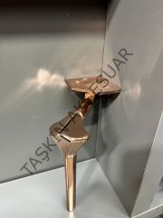 Elmas Metal Ayak 16-20cm Rose Modern Mobilya Ayağı Dolap Koltuk Tv Ünite Komidin Şifonyer Puf