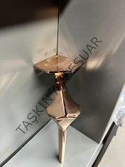 Elmas Metal Ayak 16-20cm Rose Modern Mobilya Ayağı Dolap Koltuk Tv Ünite Komidin Şifonyer Puf