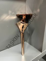 Elmas Metal Ayak 16-20cm Rose Modern Mobilya Ayağı Dolap Koltuk Tv Ünite Komidin Şifonyer Puf