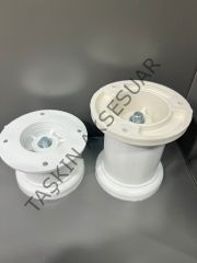 Kale Plastik Ayak 5-8-10cm Beyaz Ayarlı Modern Mobilya Ayağı Banyo Mutfak  Dolap